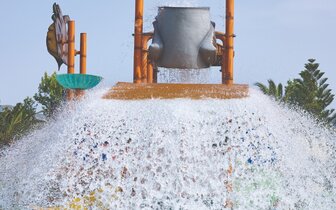 Akti Coast Club - detský bazén so šmýkalkami - letecky zájazd CK Turancar - Marmari, Kos