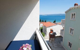 Apartmány Neda - výhľad - autobusový zájazd CK Turancar - Omiš, Duče