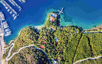 Marmaris Bay Resort - letecký záber - letecký zájazd CK Turancar - Turecko, Marmaris