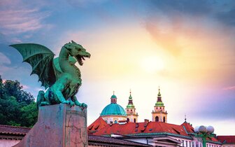 CK Turancar, autobusový poznávací zájazd, Rakúsko - Taliansko - Slovinsko, Ljubljana, Dračí most CK Turancar, autobusový poznávací zájazd, Rakúsko - Taliansko - Slovinsko, Ljubljana, Dračí most
