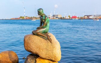 CK Turancar, letecký poznávací zájazd, Škandinávia, Dánsko, Kodaň, socha Malej mroskej panny