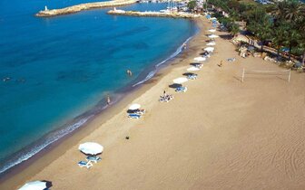 Coral Beach Hotel Resort - pláž - letecký zájazd CK Turancar - Cyprus, Coral Bay