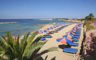 Corallia Beach - pláž - letecký zájazd CK Turancar - Cyprus, Coral Bay