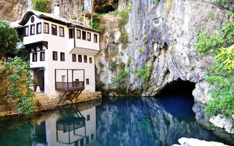 CK Turancar, autobusový poznávací zájazd, Balkán, Bosna a Hercegovina, kláštor Blagaj Tekija CK Turancar, autobusový poznávací zájazd, Balkán, Bosna a Hercegovina, kláštor Blagaj Tekija