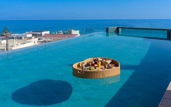Minos Ambassador - infinity bazén - letecký zájazd CK Turancar - Kréta, Rethymno