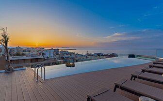 Minos Ambassador - infinity bazén - letecký zájazd CK Turancar - Kréta, Rethymno