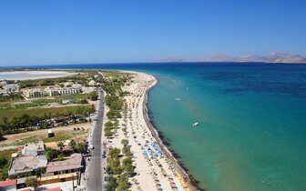 Hotel Tigaki - pláž - letecky zájazd CK Turancar - Tigaki, Kos