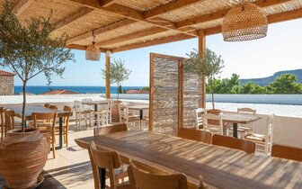 Hotel Costa Lindia beach - reštaurácia - letecký zájazd CK Turancar (Rodos, Lardos)