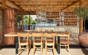 Hotel Costa Lindia beach - reštaurácia - letecký zájazd CK Turancar (Rodos, Lardos)