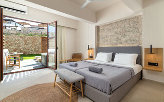 Hotel Costa Lindia beach - dvojlôžková izba ground floor - letecký zájazd CK Turancar (Rodos, Lardos)