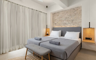 Hotel Costa Lindia beach - dvojlôžková izba s výhľadom na more - letecký zájazd CK Turancar (Rodos, Lardos)