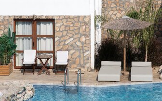 Hotel Costa Lindia beach - rodinná izba so zdieľaným bazénom - letecký zájazd CK Turancar (Rodos, Lardos)