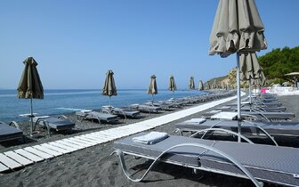 Kos Michelangelo Resort@Spa - pláž - letecky zájazd CK Turancar - Agios Fokas, Kos 