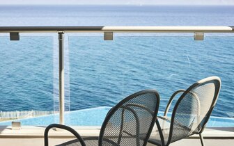 Kos Michelangelo Resort@Spa - výhľad z balkóna - letecky zájazd CK Turancar - Agios Fokas, Kos 