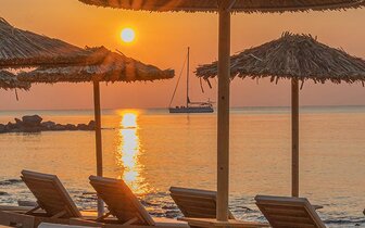 Sovereign Beach - pláž - letecky zájazd CK Turancar - Kardamena, Kos