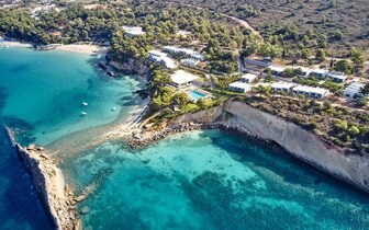 Hotel White Rock of Kos - letecký pohľad na hotel - letecky zájazd CK Turancar - Kefalos, Kos