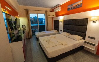 Grecian Fantasia resort - izba - letecký zájazd CK Turancar - Rodos, Faliraki Grecian Fantasia resort - izba - letecký zájazd CK Turancar - Rodos, Faliraki