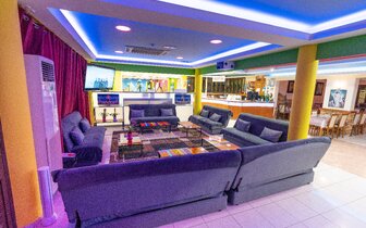 Grecian Fantasia resort - vstupná hala - letecký zájazd CK Turancar - Rodos, Faliraki Grecian Fantasia resort - vstupná hala - letecký zájazd CK Turancar - Rodos, Faliraki