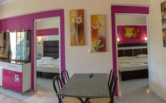 Grecian Fantasia resort - rodinná izba - letecký zájazd CK Turancar - Rodos, Faliraki Grecian Fantasia resort - rodinná izba - letecký zájazd CK Turancar - Rodos, Faliraki