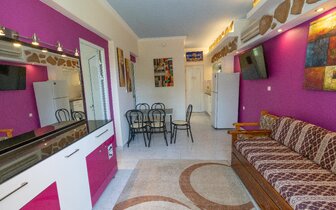 Grecian Fantasia resort - rodinná izba - letecký zájazd CK Turancar - Rodos, Faliraki Grecian Fantasia resort - rodinná izba - letecký zájazd CK Turancar - Rodos, Faliraki