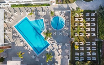 Hotel Oceanis Park - bazén - letecký zájazd CK Turancar - Ixia, Rodos Hotel Oceanis Park - bazén - letecký zájazd CK Turancar - Ixia, Rodos