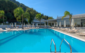 Hotel Oceanis Park - bazén - letecký zájazd CK Turancar - Ixia, Rodos Hotel Oceanis Park - bazén - letecký zájazd CK Turancar - Ixia, Rodos