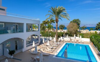 Hotel Oceanis Park - bazén - letecký zájazd CK Turancar - Ixia, Rodos Hotel Oceanis Park - bazén - letecký zájazd CK Turancar - Ixia, Rodos