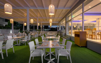 Hotel Oceanis Park - reštaurácia - letecký zájazd CK Turancar - Ixia, Rodos Hotel Oceanis Park - reštaurácia - letecký zájazd CK Turancar - Ixia, Rodos