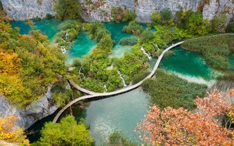 CK Turancar, poznávacie zájazdy autobusom, Národné parky a poklady Jadranu - Chorvátsko a Bosna a Hercegovina, Plitvické jazerá