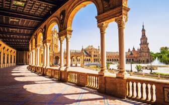 CK Turancar, Letecký poznávací zájazd, Španielsko, Andalúzia s pobytom pri mori,Sevilla, Plaza de Espana