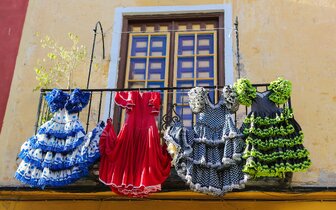 CK Turancar, Letecký poznávací zájazd , Španielsko, Andalúzia s pobytom pri mori, flamenco šaty 