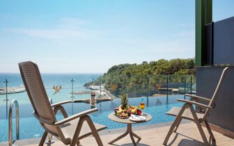 Mylome Luxury Hotel & Spa - izba s priamym vstupom do bazéna - letecký zájazd CK Turancar - Turecko, Okurcalar