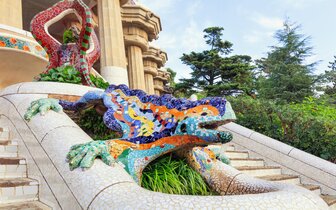 CK Turancar, Letecké poznávacie zájazdy, Španielsko, Barcelona, Girona a Montserrat s kúpaním, Park Guell