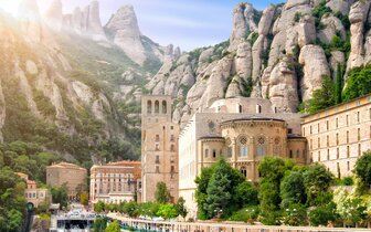 CK Turancar, Letecké poznávacie zájazdy, Španielsko, Barcelona, Girona a Montserrat s kúpaním, Monsterrat