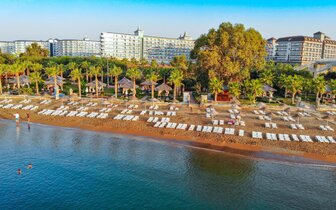 Eftalia Aqua Resort - pláž - letecký zájazd CK Turancar - Turecko, Türkler