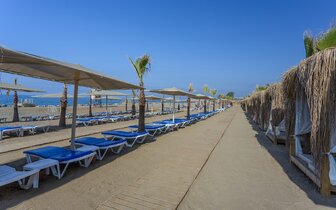 Eftalia Blue - pláž - letecký zájazd CK Turancar - Turecko, Türkler