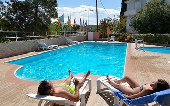 Aparthotel Marialena - bazén - letecký zájazd CK Turancar - Grécko, Thasos,Potos