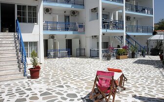 Aparthotel Marialena - exteriér - letecký zájazd CK Turancar - Grécko, Thasos,Potos