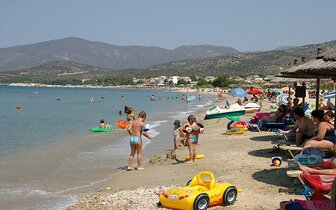 Pláž Potos - letecký zájazd CK Turancar - Grécko, Thasos,Potos