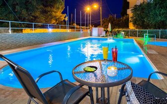 Aparthotel Marialena - bazén - letecký zájazd CK Turancar - Grécko, Thasos,Potos