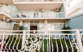 Aparthotel Marialena - exteriér - letecký zájazd CK Turancar - Grécko, Thasos, Potos