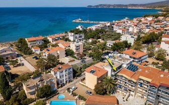 Aparthotel Marialena -panoráma - letecký zájazd CK Turancar - Grécko, Thasos,Potos