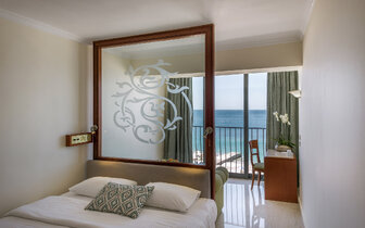 Hotel Mitsis La Vita - dvojlôžková izba s výhľadom na more - letecký zájazd CK Turancar - Rodos, Rodos