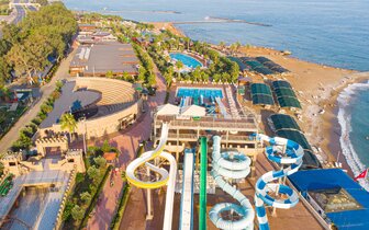 Eftalia Village Hotel - pláž - letecký zájazd CK Turancar - Turecko, Avsallar