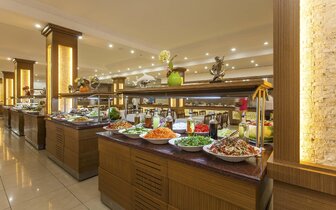 Eftalia Village Hotel - bufetové stoly - letecký zájazd CK Turancar - Turecko, Avsallar