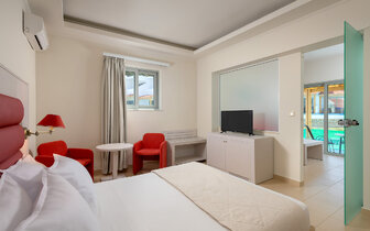Hotel Lydia Maris Resort - rodinná izba - letecký zájazd CK Turancar - Kolymbia, Rodos