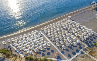 Hotel Lindos Royal Resort - pláž - letecký zájazd CK Turancar - Vlycha, Lindos, Rodos