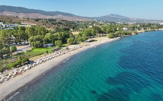 Hotel Kipriotis Hippocrates - pláž - letecky zájazd CK Turancar - Kos, Psalidi