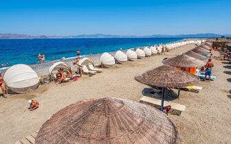 Hotel Kipriotis Village Resort - pláž - letecky zájazd CK Turancar - Kos, Psalidi