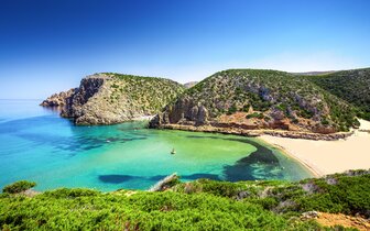 CK Turancar, Letecký poznávací zájazd, Sardínia a Korzika, Sardínia, Smaragdové pobrežie